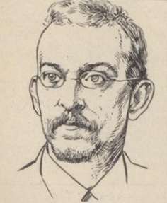 Historic portrait of Jacob Daniël du Toit, known by the pen name Totius